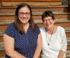 Beth Drost (left) and longtime Director Mary Somnis. Drost will be the new EDA director starting Aug. 9. Photo by Rhonda Silence